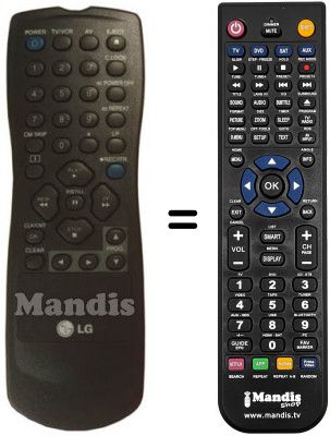 Telecomando equivalente RC 1123334 / 00