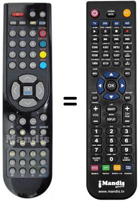 Telecomando equivalente RC 1166