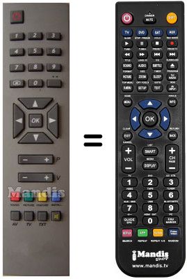 Telecomando equivalente RC 1241