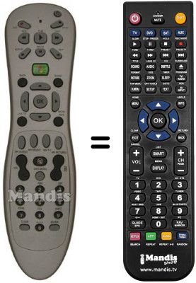 Telecomando equivalente RC 1264111 / 00