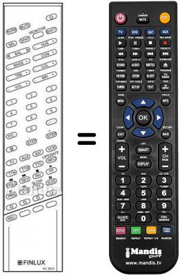 Telecomando equivalente RC 3010