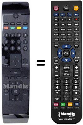 Telecomando equivalente RC 3900