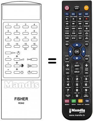 Telecomando equivalente RC 642