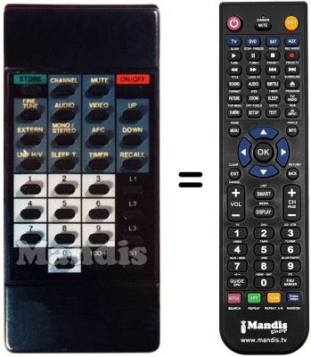 Telecomando equivalente RC 7010