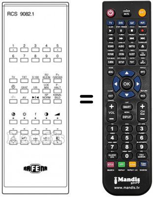 Telecomando equivalente RCS 9082.1