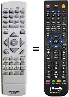 Telecomando equivalente RCT 195 DB1 Telecomando equivalente RCT 195 DB1