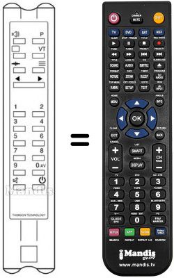 Telecomando equivalente RCT 300