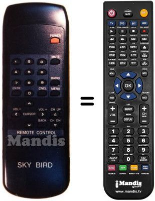 Telecomando equivalente TC-3102