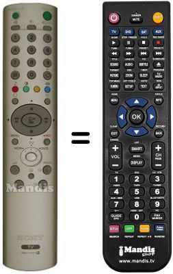 Telecomando equivalente Sony KLV-17 HR2