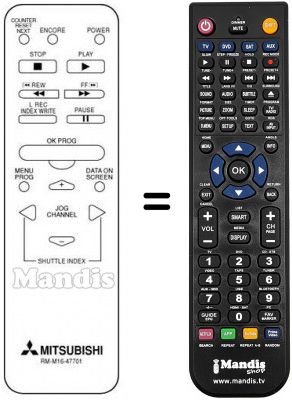 Telecomando equivalente RM 531521-57404 Telecomando equivalente RM 531521-57404