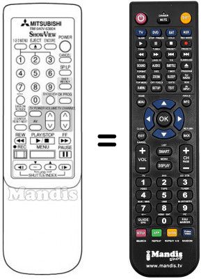 Telecomando equivalente RM 640V-63804 Telecomando equivalente RM 640V-63804
