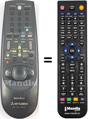 Telecomando equivalente RM 651V-59506 Telecomando equivalente RM 651V-59506