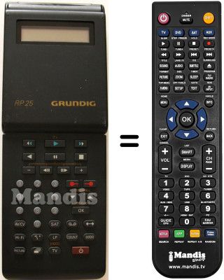 Telecomando equivalente Grundig GV-2392 VPT