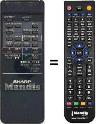 Telecomando equivalente RRMCG 0412 UM