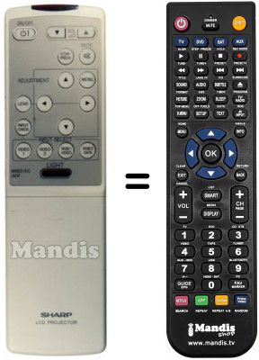 Telecomando equivalente RRMCG 1292 CESA