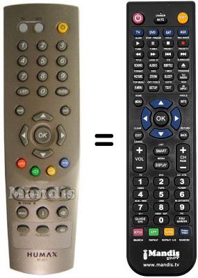 Telecomando equivalente Humax VA-FOX T