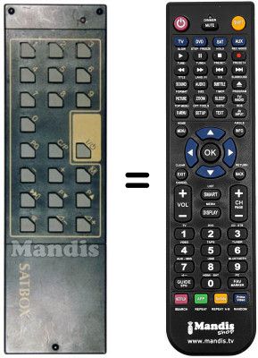 Telecomando equivalente SAT BOX TZ-ER 200