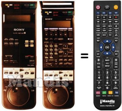Telecomando equivalente Sony SLV-725