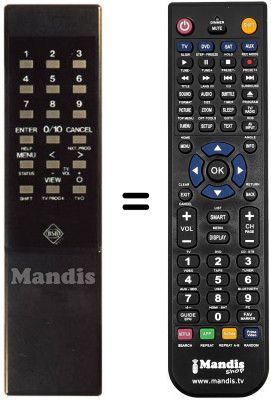 Telecomando equivalente RH 882 Telecomando equivalente RH 882