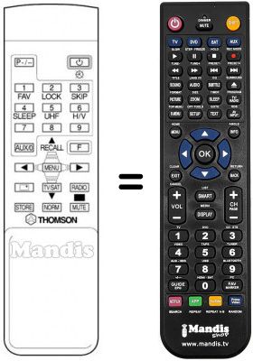 Telecomando equivalente VIDEOCRYPT II Telecomando equivalente VIDEOCRYPT II
