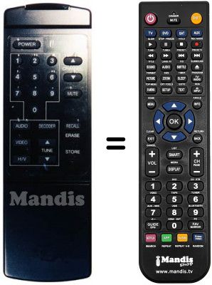 Telecomando equivalente SRT 110