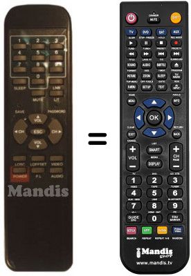 Telecomando equivalente SRT 330