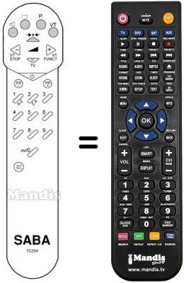 Telecomando equivalente TC 294