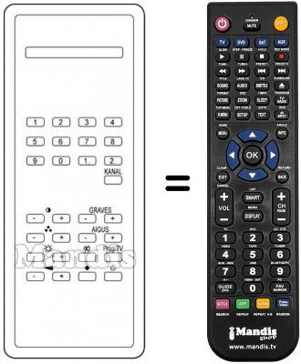 Telecomando equivalente TC 30 C
