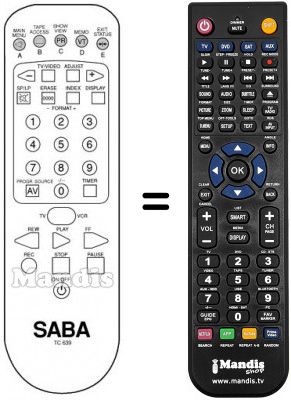 Telecomando equivalente TC 639