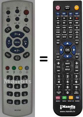 Telecomando equivalente Trans Continents TR 3715 RF