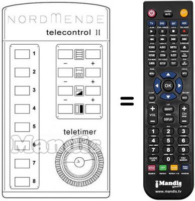 Telecomando equivalente 583.236 Telecomando equivalente 583.236