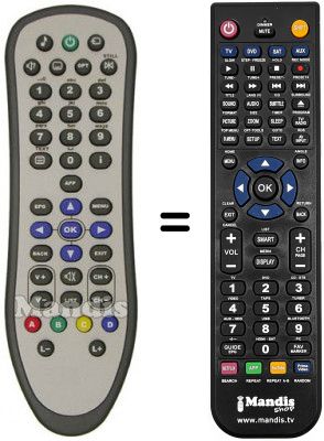 Telecomando equivalente SAGEMCOM DTI 85 HD