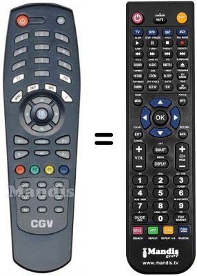 Telecomando equivalente TP-014