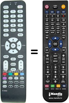 Telecomando equivalente Arc En Ciel 32 E 92 NH 22 W Telecomando equivalente Arc En Ciel 32 E 92 NH 22 W