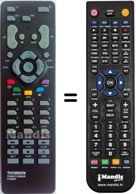 Telecomando equivalente Thomson 46 JH 68 E Telecomando equivalente Thomson 46 JH 68 E