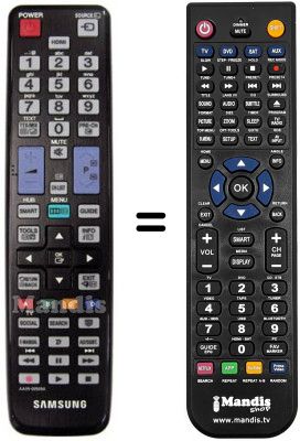 Telecomando equivalente Samsung UE 55D6500