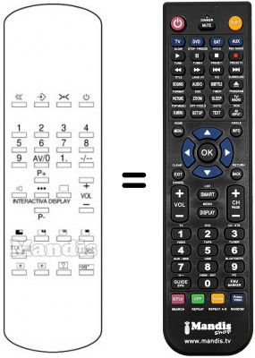 Telecomando equivalente UT 1