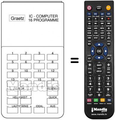 Telecomando equivalente UFB 8
