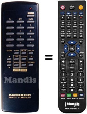 Telecomando equivalente UFD 90 (3 SCART)