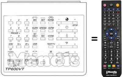 Telecomando equivalente UNIVERSUM 9597592