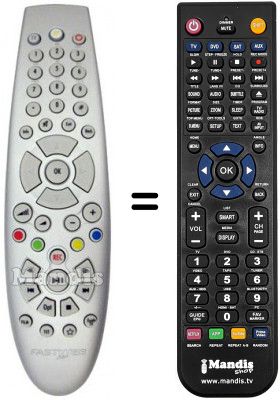 Telecomando equivalente URC17010-01R00