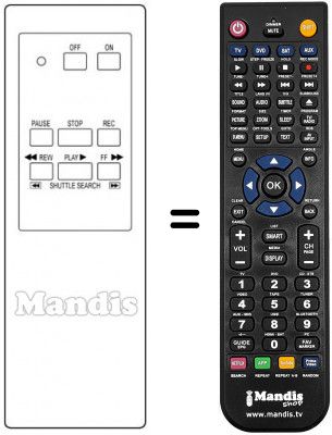 Telecomando equivalente Thomson V 4250 Telecomando equivalente Thomson V 4250