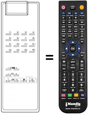 Telecomando equivalente Oceanic TC 679600