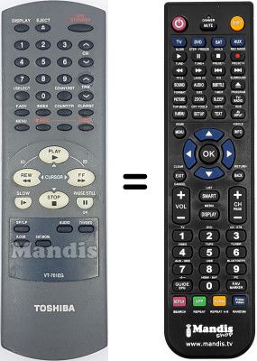 Telecomando equivalente Toshiba V 221 EG