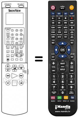 Telecomando equivalente VT-RM 234 E