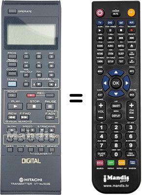 Telecomando equivalente VT-RM 503 E