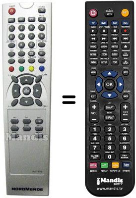 Telecomando equivalente United UTV 14X83 D (ver. 2)