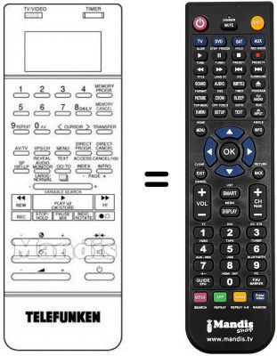 Telecomando equivalente VZ 943