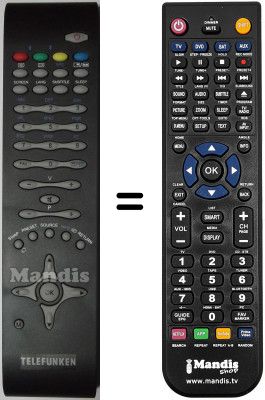 Telecomando equivalente Telefunken TE 32917 N17
