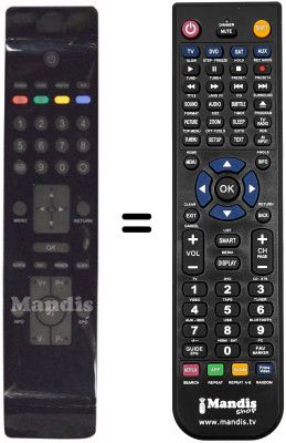 Telecomando equivalente NordMende UN 32 M 1000 Telecomando equivalente NordMende UN 32 M 1000